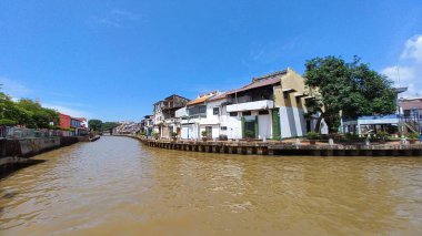 Melaka Nehri manzarası, Melaka, Malezya