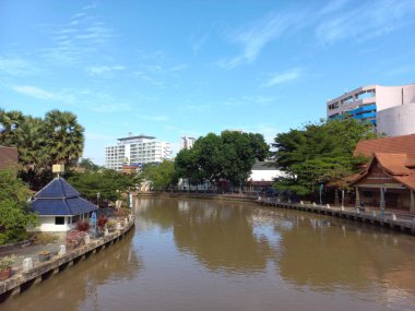 Melaka Nehri manzarası, Melaka, Malezya