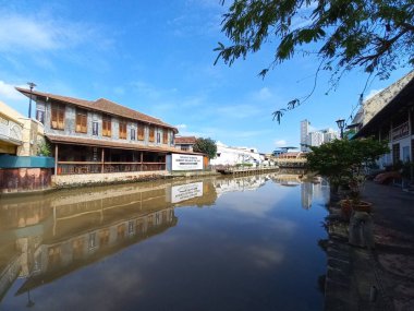 Melaka Nehri manzarası, Melaka, Malezya