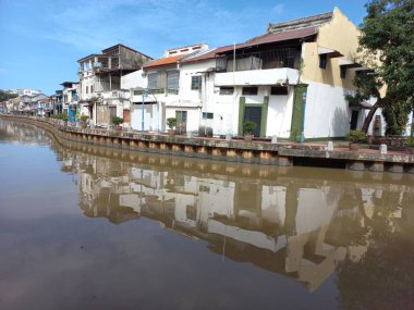 Melaka Nehri manzarası, Melaka, Malezya