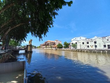 Melaka Nehri manzarası, Melaka, Malezya