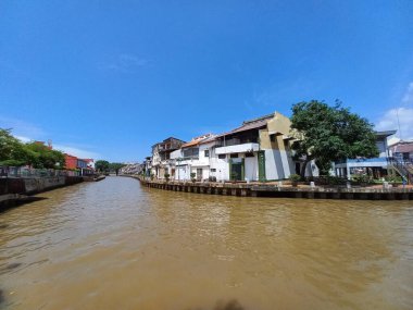Melaka Nehri manzarası, Melaka, Malezya