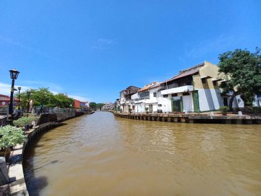 Melaka Nehri manzarası, Melaka, Malezya