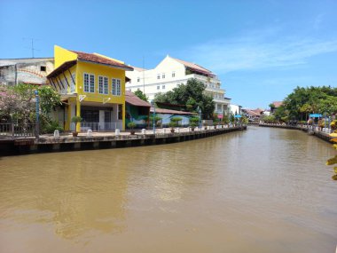 Melaka Nehri manzarası, Melaka, Malezya