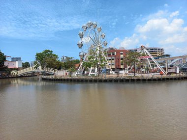 Melaka Nehri manzarası, Melaka, Malezya