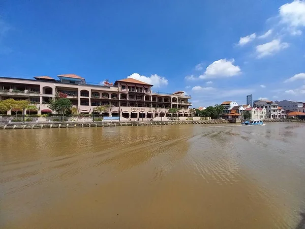 View Melaka River Located Melaka Malaysia — Stock Photo, Image
