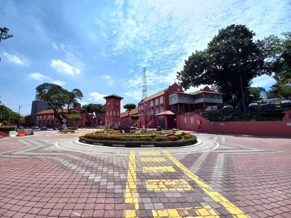 Вид Церкви Христа Мелака Расположенной Банда Хилир Мелака Малайзия — стоковое фото