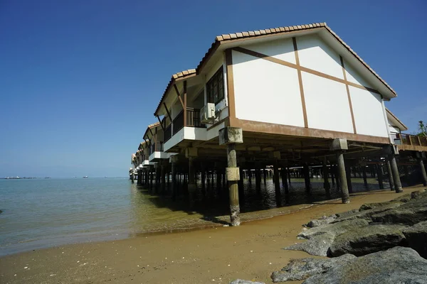 Port Dickson Malaysia August 2022 View Grand Lexis Hotel Floating — Foto de Stock