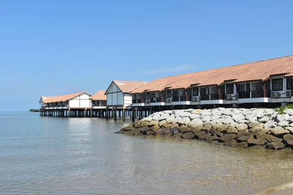 Port Dickson Malaysia August 2022 View Grand Lexis Hotel Floating — Foto de Stock