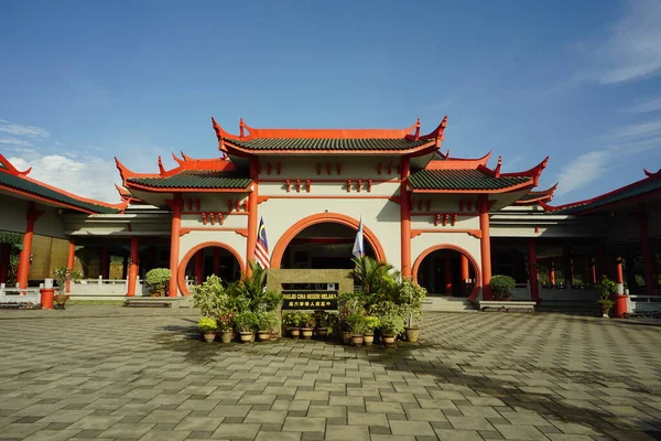 Krubong, Melaka, Malaysia-August 14, 2022; a Chinese mosque building at Malacca, Malaysia.