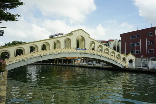 Melaka Malásia Agosto 2022 Vista Rio Melaka — Fotografia de Stock