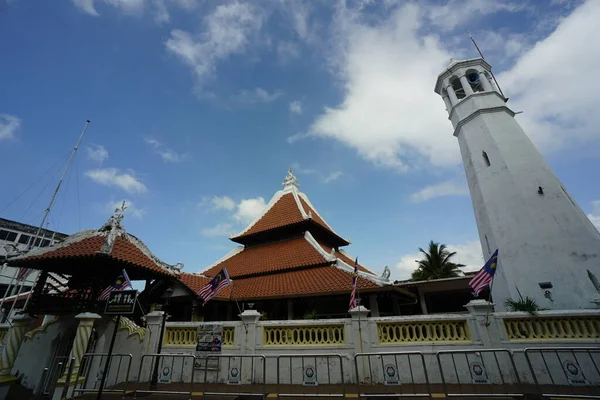 Melaka Malasia Agosto 2022 Vista Masjid Kampung Hulu Mezquita Más — Foto de Stock