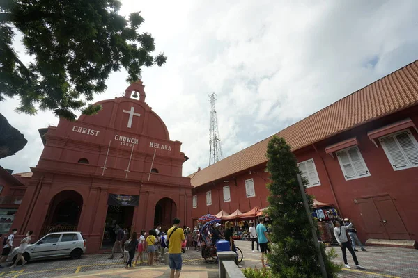 Melaka Malaysia August 2022 Historical Church Constructed 1753 Dutch Commemorate — Stock Photo, Image