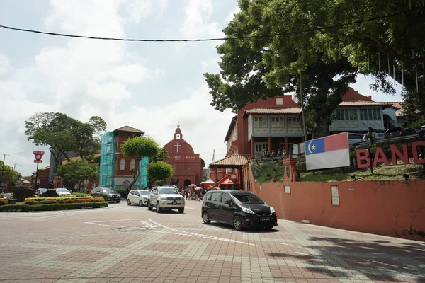 Μελάκα Μαλαισία Αυγούστου 2022 Ιστορική Εκκλησία Κατασκευασμένη 1753 Από Τους — Φωτογραφία Αρχείου