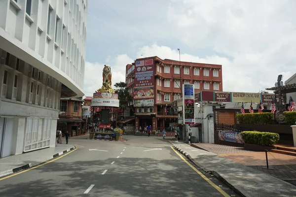 Malacca Malezja Sierpnia 2022 Widok Stary Budynek Zabytkowym Mieście Melaka — Zdjęcie stockowe