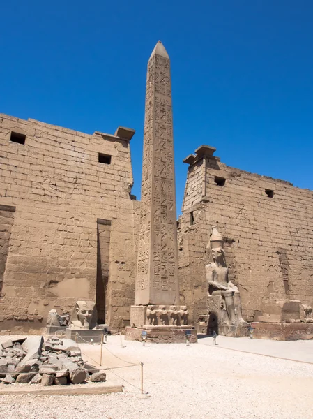 Obelisk at Luxor temple, Egypt — Stock Photo, Image
