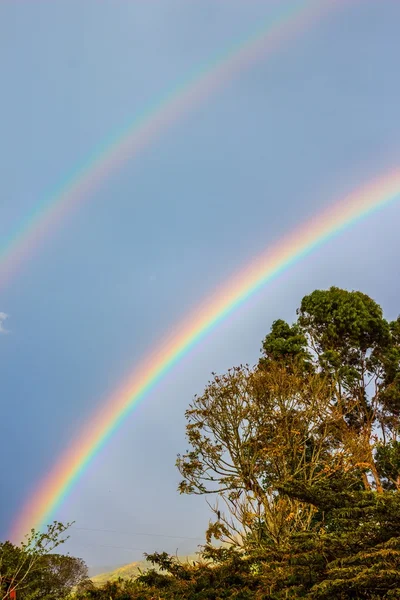 Land natuurlijke regenboog — Stockfoto