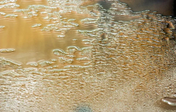 水のガラス上の雨の後 — ストック写真