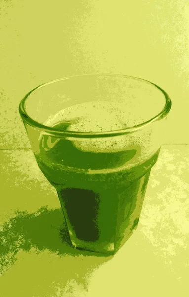 Πράσινο Απεξάρτηση Χυμό Σέλινου Closeup Φωτογραφία — Φωτογραφία Αρχείου