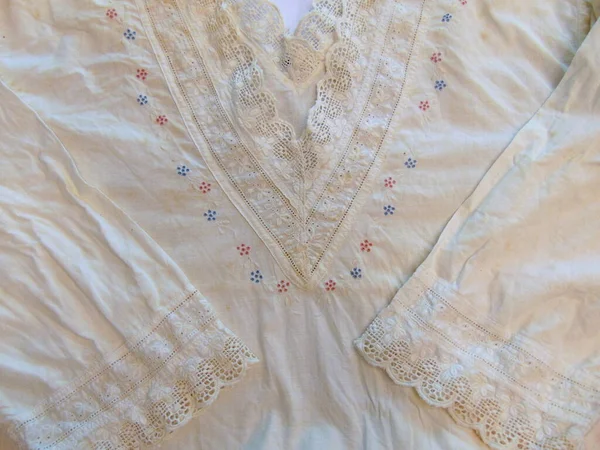 Antik Gece Elbisesi Yakın Plan Fotoğraf — Stok fotoğraf