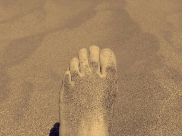 Foot Beach Photograph — Stock Photo, Image