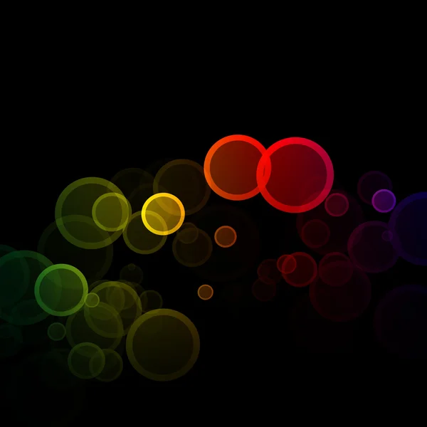 Lightrings v rainbowcolors — Stock fotografie