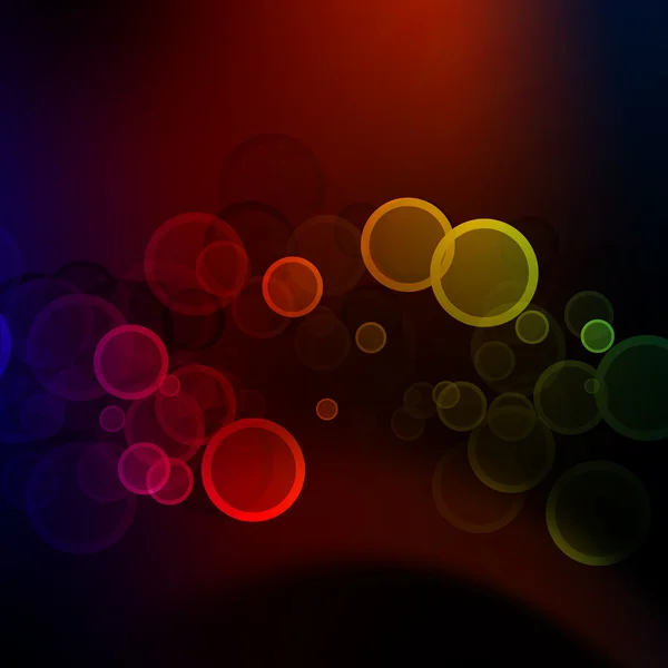 Lightrings w rainbowcolors — Zdjęcie stockowe
