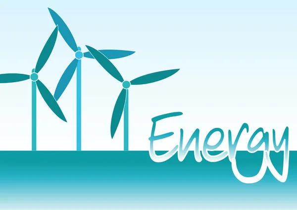 Windmills as a symbol for power and energy — Stock Photo, Image