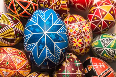 Paskalya tatili için mavi yumurta