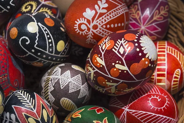 Hand-painted on Easter eggs — Stock Photo, Image