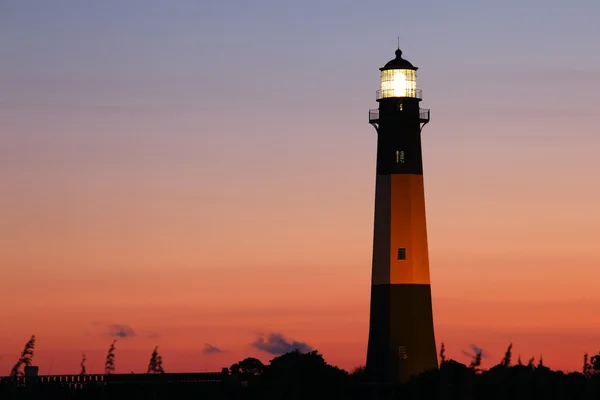 Lighthouse at the night — Stock Photo, Image