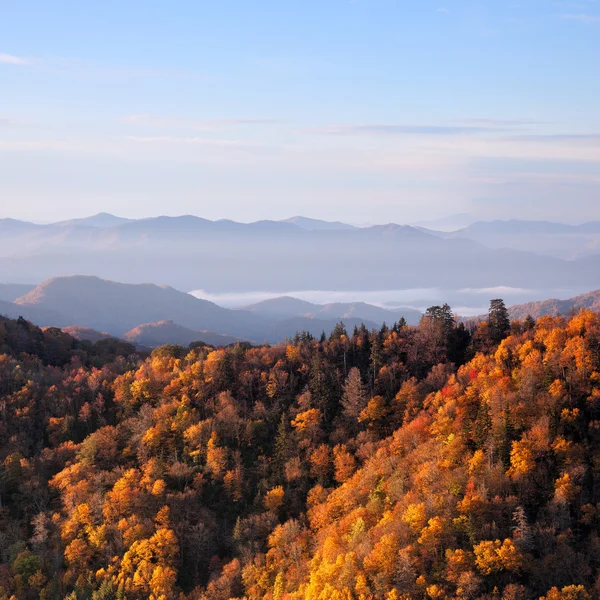 Lever de soleil aux Smoky Mountains — Photo