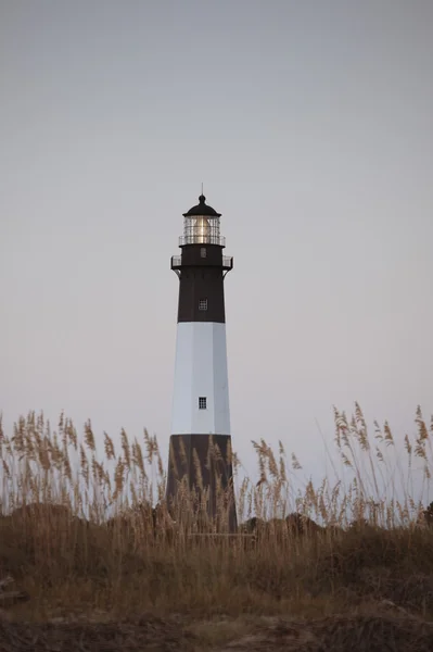 Lighthouse at sunrise — Stock Photo, Image