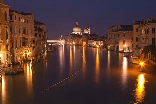 Grand canal after sunset — Stock Photo, Image