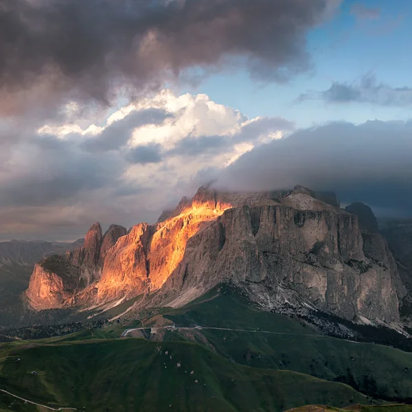 Sella grupo montaña — Foto de Stock