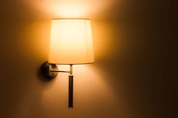 Lighted classic lamp — Stock Photo, Image