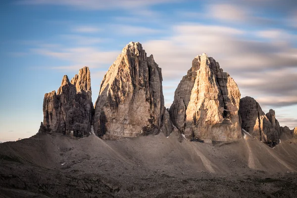 Tre Cime all'alba — Foto Stock