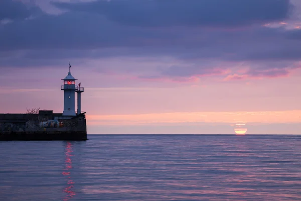 Faro all'alba — Foto Stock