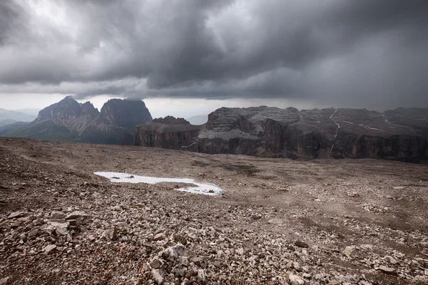 Montagne tempo tempestoso — Foto Stock