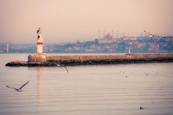 Morning seascape of Golden Horn — Stock Photo, Image