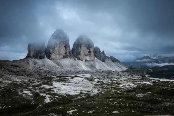 Tre Cime at cloudy evening — Stock Photo, Image