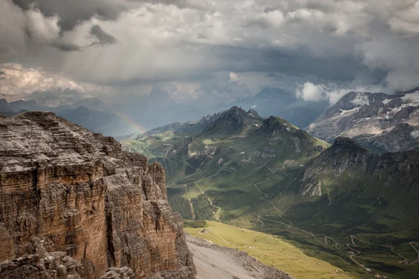 Mountains stormy weather — Stock Photo, Image