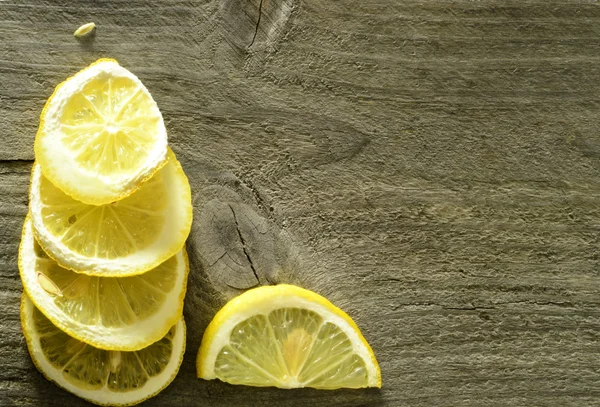 Sliced lemon background