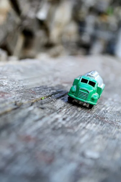 Speelgoed vrachtwagen Rechtenvrije Stockfoto's