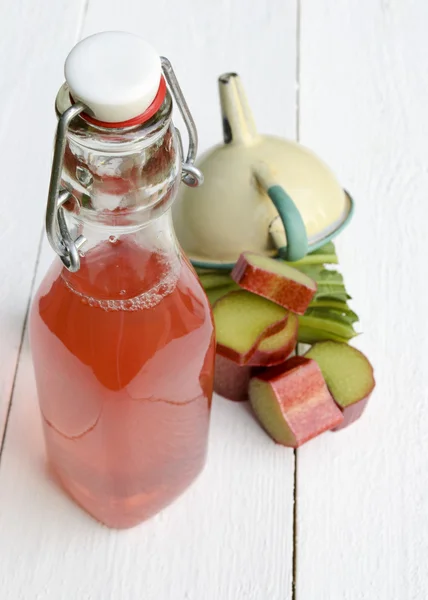 Rhubarb juice Stock Picture