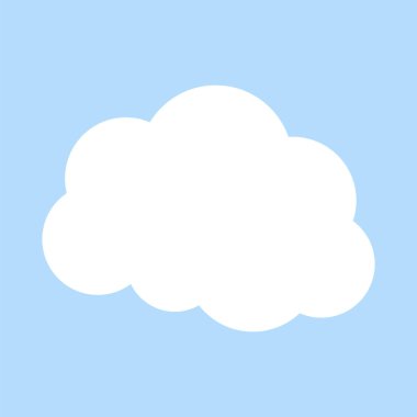 bulut web vektör simgesi