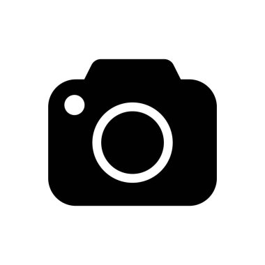 minimalist vektör illüstrasyonu, fotoğraf simgesi