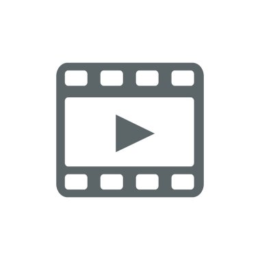 video simgesi vektör illüstrasyonu