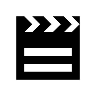 Film alkışı. Basit tasarım