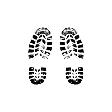 Bir çift spor ayakkabısının vektör çizimi